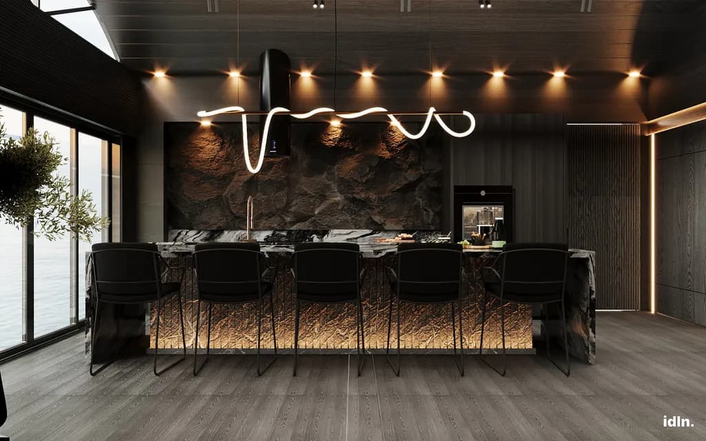 This is a picture of a modern luxury living area