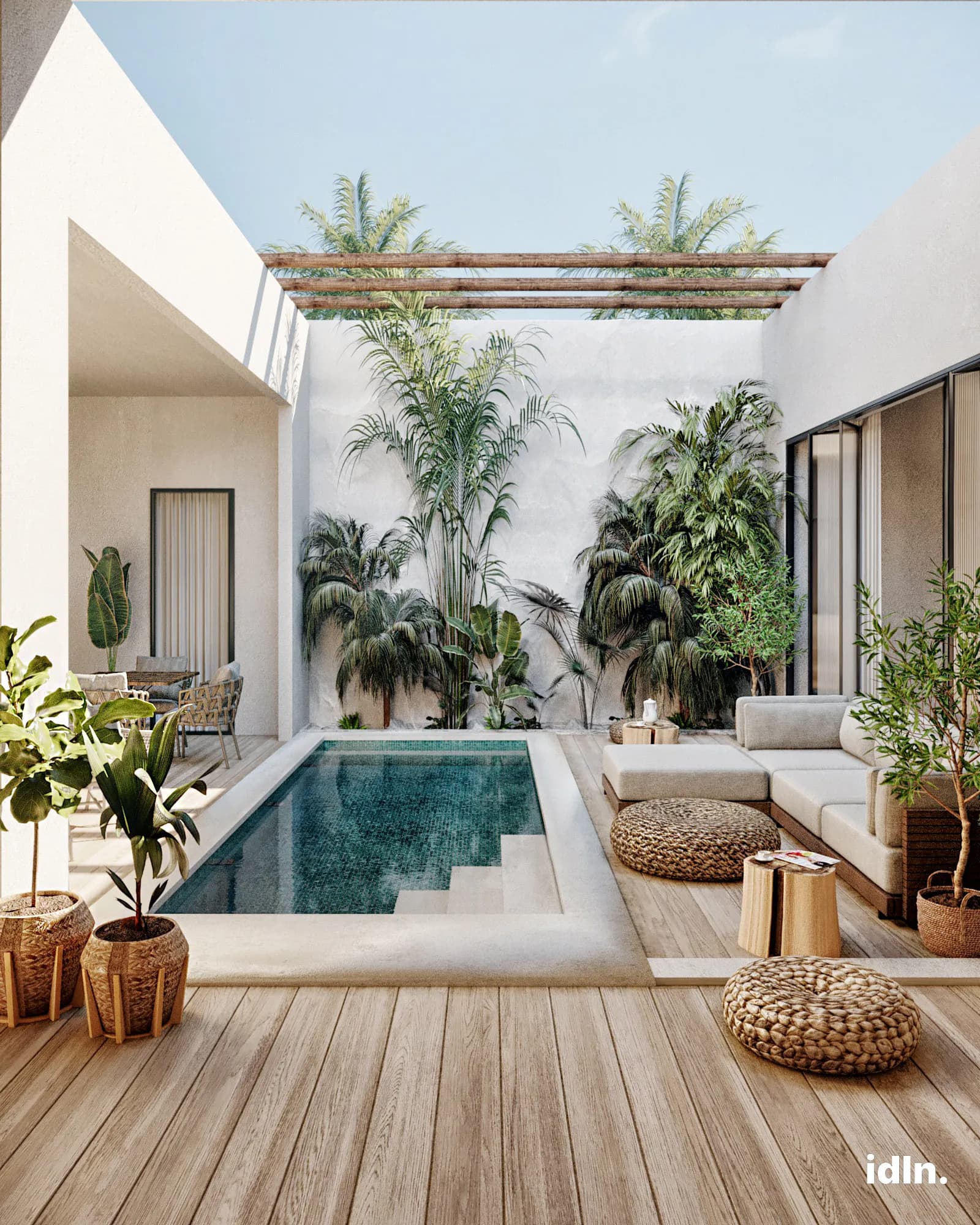 bali villa pool