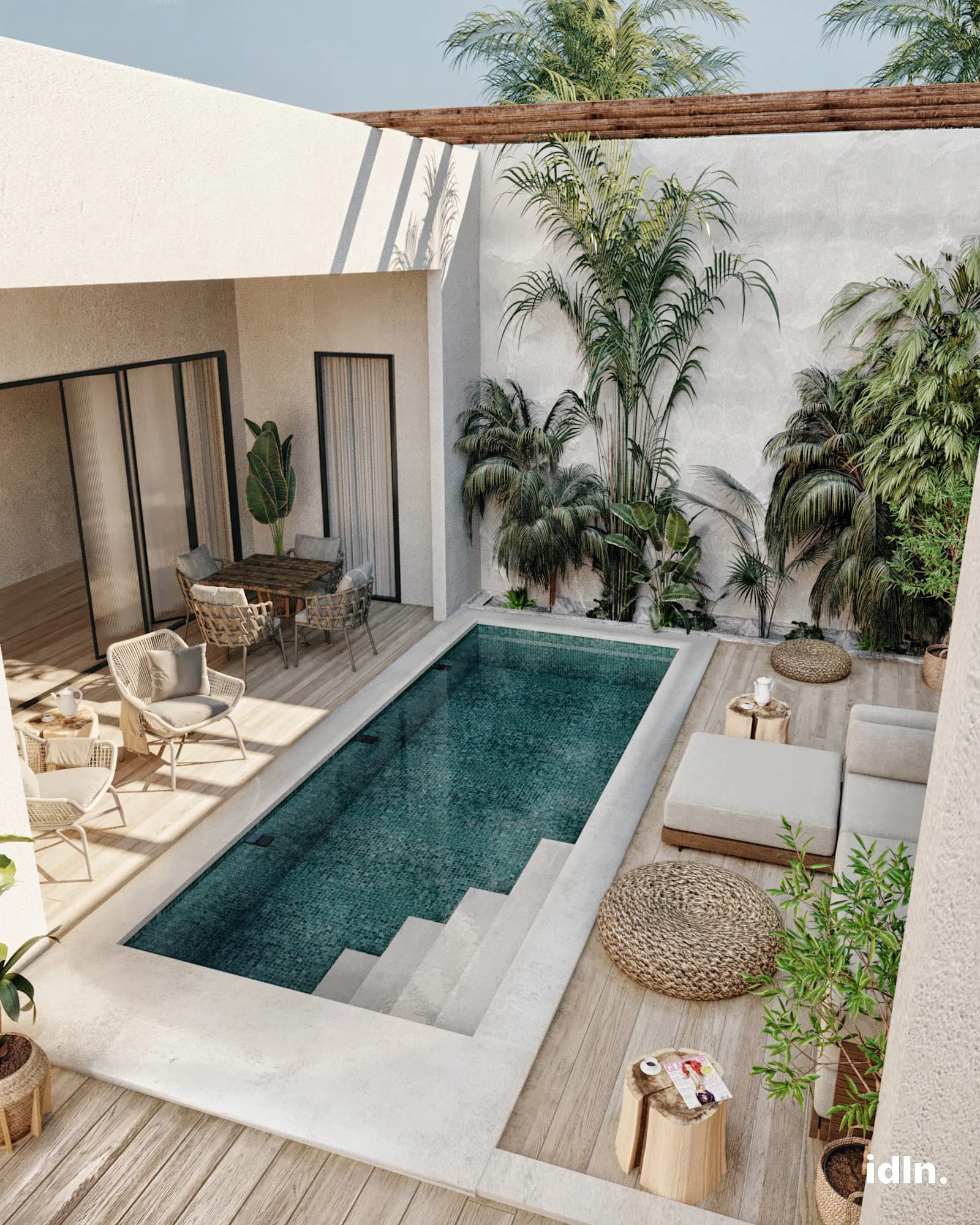 bali villa pool
