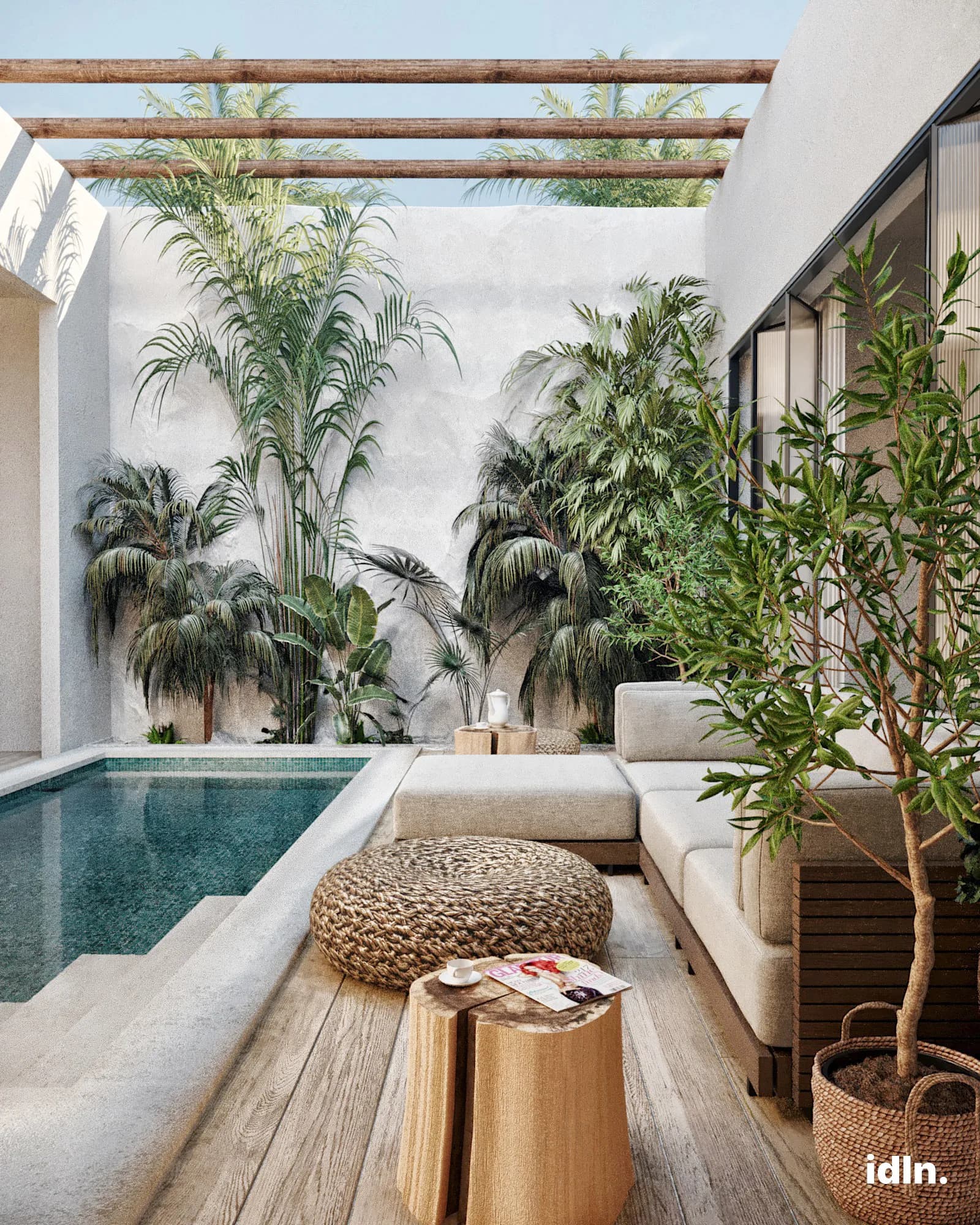 bali villa pool