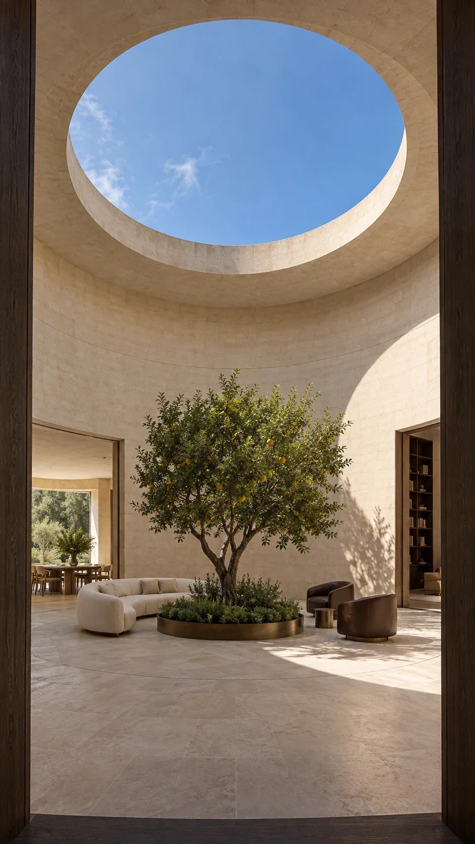 The Sundial Chamber: A Courtyard House Shaped by Moving Light | IDLN Design Studio